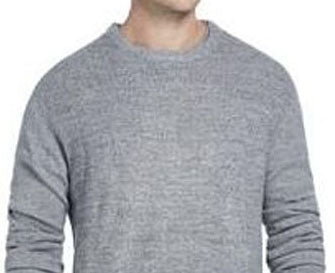 Weatherproof Vintage Men's Waffle Knit Sweater Gray