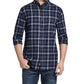 Weatherproof Vintage Men's Brushed Flannel Shirt Blue Size Small