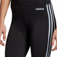 Adidas Women's Design 2 Move 3-Stripe High-Rise Leggings Black Size Large