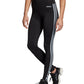 Adidas Women's Design 2 Move 3-Stripe High-Rise Leggings Black Size  Extra Small