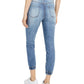 Dollhouse Juniors' Ripped Jogger Jeans Blue Size 5