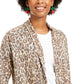 Hippie Rose Juniors' Cozy Cardigan Gray Size Medium