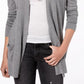Hippie Rose Juniors' Cozy Cardigan White Size Small