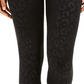 Hippie Rose Juniors' High-Waisted Fleece-Lined Leggings Black Size Small