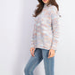 Hippie Rose Juniors' Mock-Neck Chenille Sweater Dark Blue Size X-Large