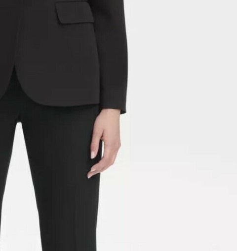 Tommy Hilfiger Women's One-Button Blazer Black Size 10