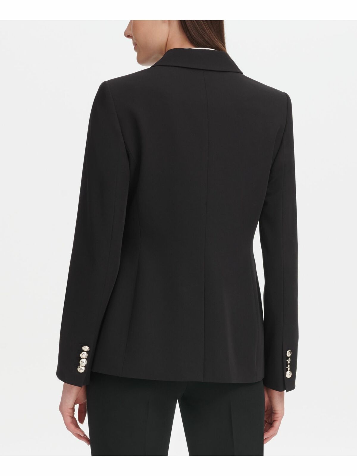 Tommy Hilfiger Women's One-Button Blazer Black Size 6