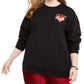 Love Tribe Women's Trendy Plus C'est La Vie Sweatshirt Black Size 3X