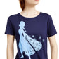 Disney Juniors' Frozen Graphic T-Shirt Med Blue Size X-Large