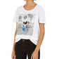 Disney Juniors' Mickey And Minnie Graphic T-Shirt White Size Small