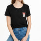 Disney Juniors' Minnie Mouse T-Shirt Black Size X-Large