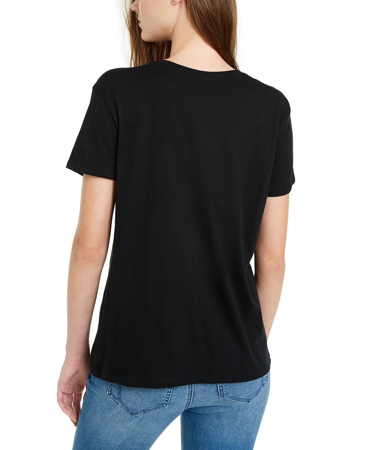Disney Juniors' Minnie Mouse T-Shirt Black Size X-Large