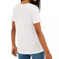 Love Tribe Juniors Friends Rainbow Graphic T-Shirt White Size Medium