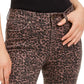 Rewash Women's Juniors' Printed Skinny Jeans Purple Size 5