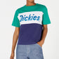 Dickies Women's Colorblocked Cotton Graphic Tomboy T-Shirt Green Size Small