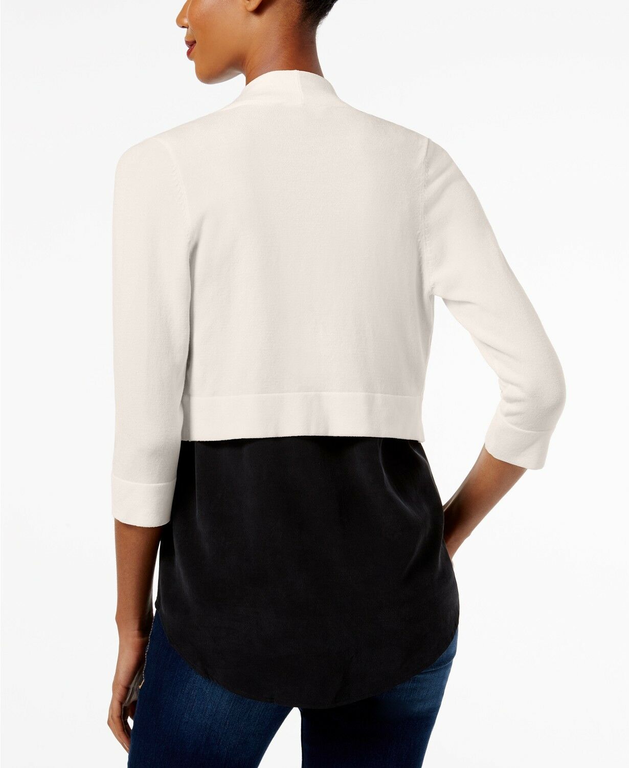 Jessica Howard Women's Bolero Cardigan White Size Medium