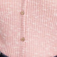 Crave Fame Juniors' Cozy Rib-Knit Top Pink Size Small
