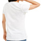 Love Tribe Junior's Just Smile T-Shirt White Size X-Large