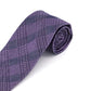Calvin Klein Men's Graphite Classic Plaid Tie Purple Size Regular