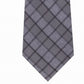 Calvin Klein Men's Jewel Graphic Check Slim Tie Gray Size Regular