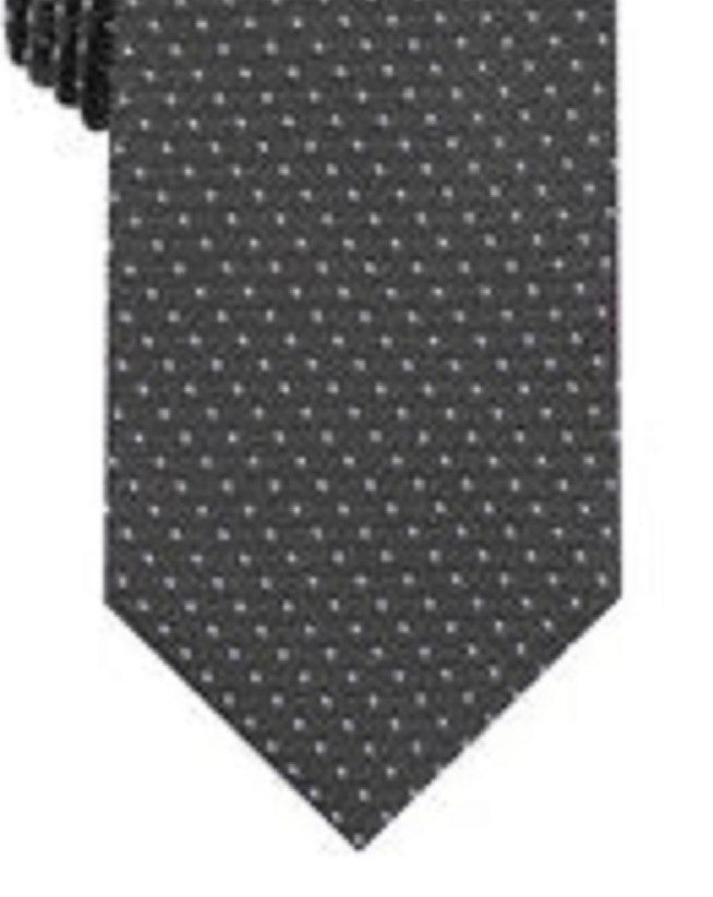 Kenneth Cole Reaction Men's Speckle Solid Slim Tie Black Size Regular
