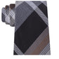 Kenneth Cole Reaction Men's Tre Plaid Tie Black Size Regular