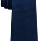 Kenneth Cole Reaction Men's Hi Low Slim Geometric Tie Navy Size Regular