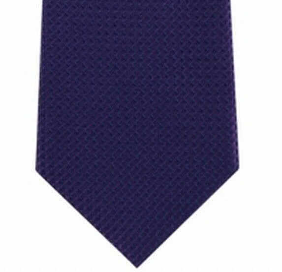 Kenneth Cole Reaction Men's Hi Low Slim Geometric Tie Purple Size Regular