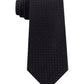 Kenneth Cole Reaction Men's Slim Metallic Neat Tie Black Size Regular