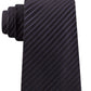 Kenneth Cole Reaction Men's Slim Stripe Tie Black Size Regular