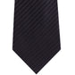 Kenneth Cole Reaction Men's Slim Stripe Tie Black Size Regular