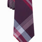 Kenneth Cole Reaction Men's Parkway Slim Plaid Tie Red Size Regular