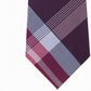 Kenneth Cole Reaction Men's Parkway Slim Plaid Tie Red Size Regular