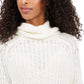 Planet Gold Juniors' Cowl-Neck Sweater Egret Size Extra Small