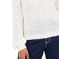 Planet Gold Juniors' Cowl-Neck Sweater Egret Size Extra Small
