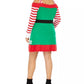 Derek Heart women's Trendy Plus Size Cold-Shoulder Elf Dress Green Size XX-Large