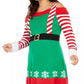 Derek Heart women's Trendy Plus Size Cold-Shoulder Elf Dress Green Size XX-Large