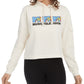 Freeze 24-7 Juniors' MTV Graphic Hoodie Beige Size Small