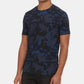Kenneth Cole York Men's Camouflage T-Shirt Blue Size Large