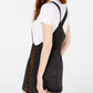 Tinseltown Juniors' Side-Tape Pinafore Charcoal Size Large