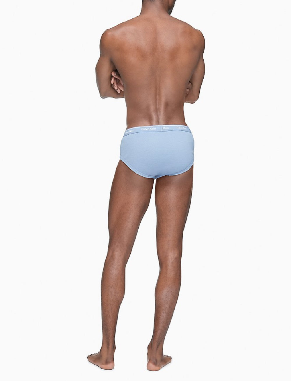 Calvin Klein Men's 6 Pk Hip Briefs Blue Size X-Large