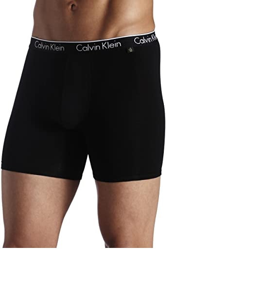 Calvin Klein Men's Cotton Boxer Briefs Black Size Large