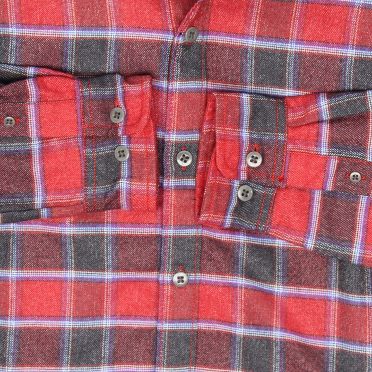 The North Face Men's ThermoCore Plaid Shirt Red Size Small