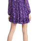 Free People Women's These Dreams Long Sleeve Minidress Purple Size Large