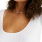 Free People Women's Lucky You Layering Top White Size X-Small