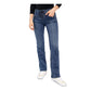 Free People Women's Eva Lace-Up Bootcut Jeans Blue Size 25
