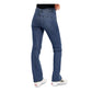 Free People Women's Eva Lace-Up Bootcut Jeans Blue Size 26
