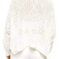 Free People Women's Sunday Shore Cotton Blend Sweater White Size Extra Small