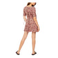 Free People Women's Lace-Up Minidress Black Size X-Small