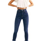 Free People Women's High Waist Crop Raw Hem Denim Leggings Navy Size 31